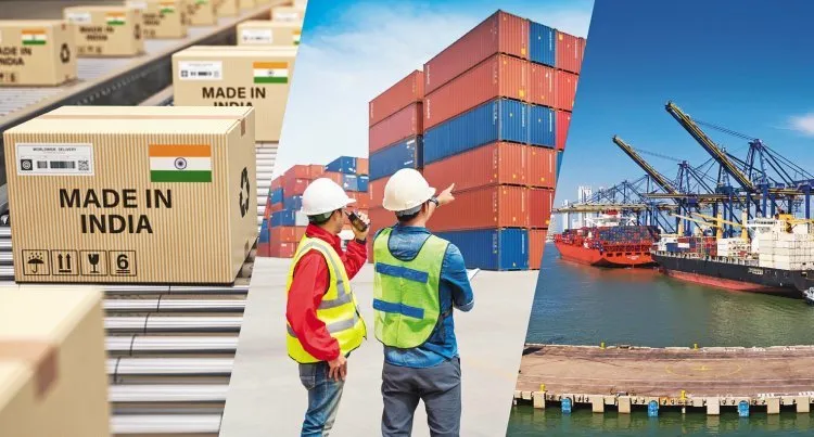 Made in India export operations and logistics coordination